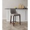 Manhattan Comfort Shubert Counter Stool in Dark Taupe CS016-DT - alternate 1